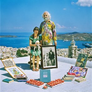 Chara, Teos, Syros, Greece, 2013 from the series New Reading Portraits Chara, Teos, Syros, Greece, 2013 from the series New Reading Portraits